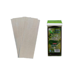 موم موبر اطلس (Atlas) مدل Aloe vera حجم 100 میلی‌لیتر به همراه پد اپیلاسیون بسته 10 عددی