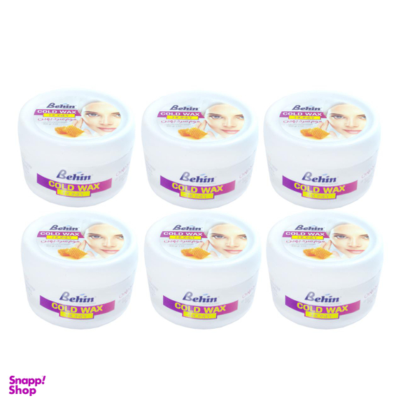 موم موبر بهین (Behin) مدل Honey وزن 300 گرم بسته 6 عددی