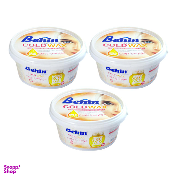 موم موبر بهین (Behin) مدل Honey وزن 750 گرم بسته 3 عددی