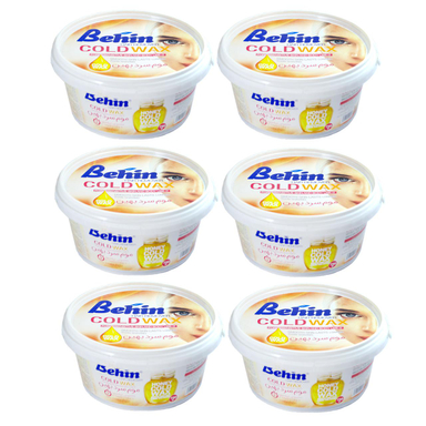 موم موبر بهین (Behin) مدل Honey وزن 750 گرم بسته 6 عددی
