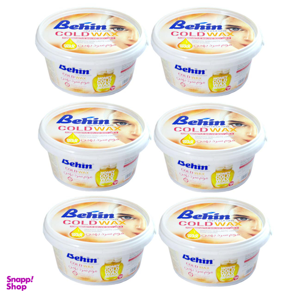 موم موبر بهین (Behin) مدل Honey وزن 750 گرم بسته 6 عددی
