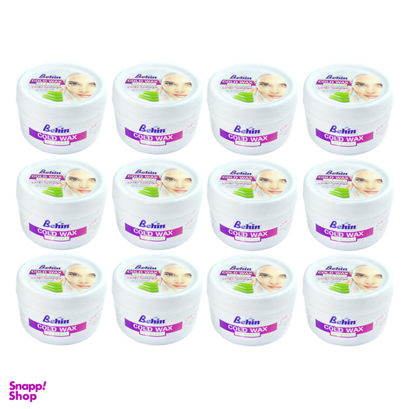 موم موبر بهین (Behin) مدل Aloe Vera وزن 300 گرم بسته 12 عددی