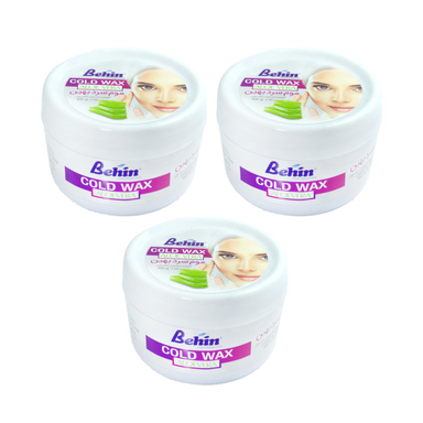 موم موبر بهین (Behin) مدل Aloe Vera وزن 300 گرم بسته 3 عددی