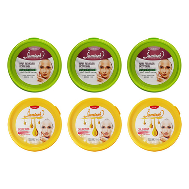 موم موبر ژامینه (Jamineh) مدل AH06 حجم 300 میلی‌لیتر بسته 6 عددی
