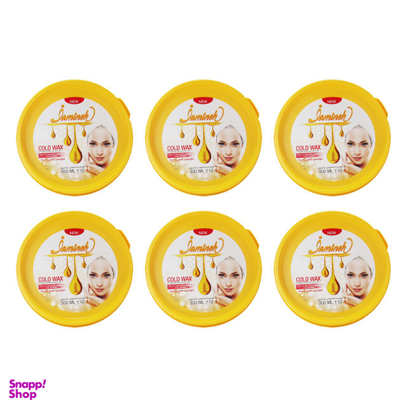 موم موبر ژامینه (Jamineh) مدل honey حجم 300 میلی‌لیتر بسته 6 عددی