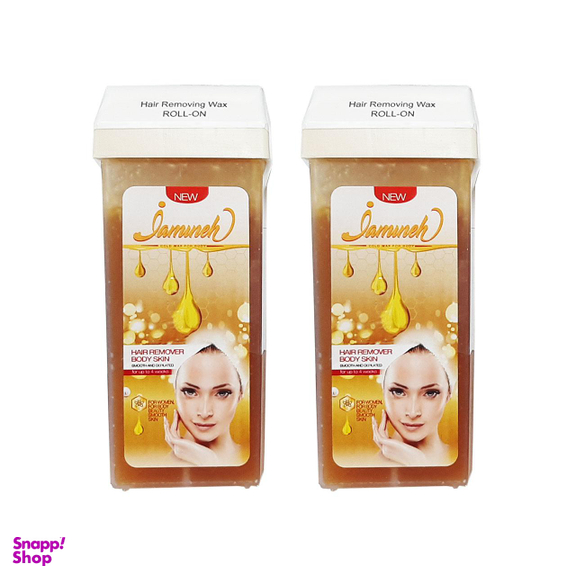 موم موبر ژامینه (Jamineh) مدل honey وزن 150 گرم بسته 2 عددی
