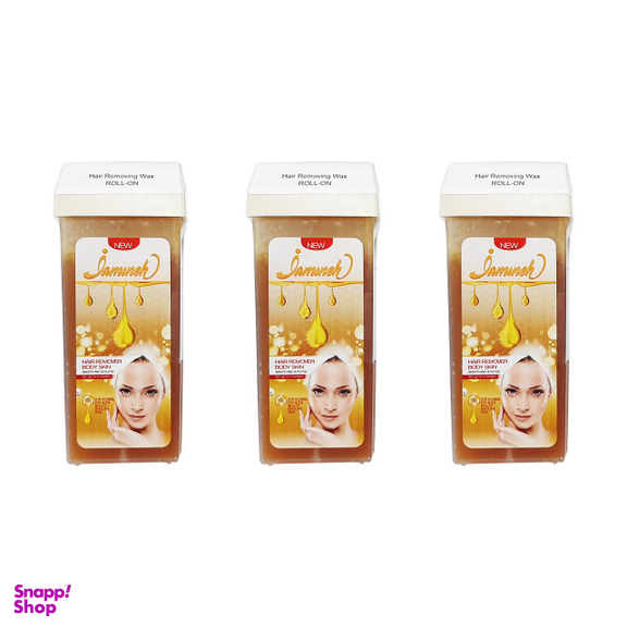 موم موبر ژامینه (Jamineh) مدل honey وزن 150 گرم بسته 3 عددی