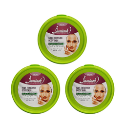 موم موبر ژامینه (Jamineh) مدل Aloe vera حجم 300 میلی‌لیتر بسته 3 عددی