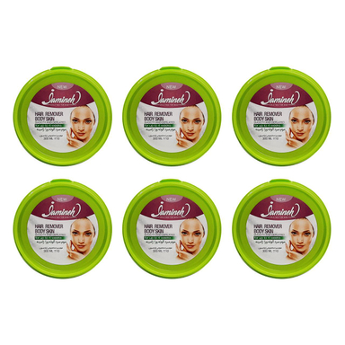 موم موبر ژامینه (Jamineh) مدل Aloe vera حجم 300 میلی‌لیتر بسته 6 عددی