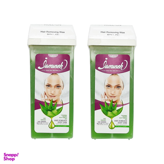 موم موبر ژامینه (Jamineh) مدل Aloe vera وزن 150 گرم بسته 2 عددی