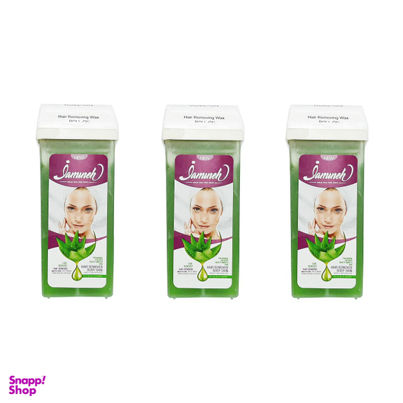 موم موبر ژامینه (Jamineh) مدل Aloe vera وزن 150 گرم بسته 3 عددی