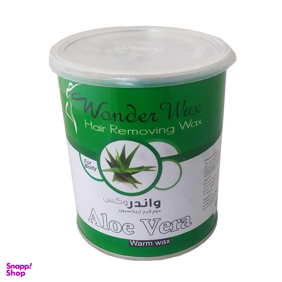 موم موبر واندروکس (Wonder wax) مدل alovera وزن 800 گرم