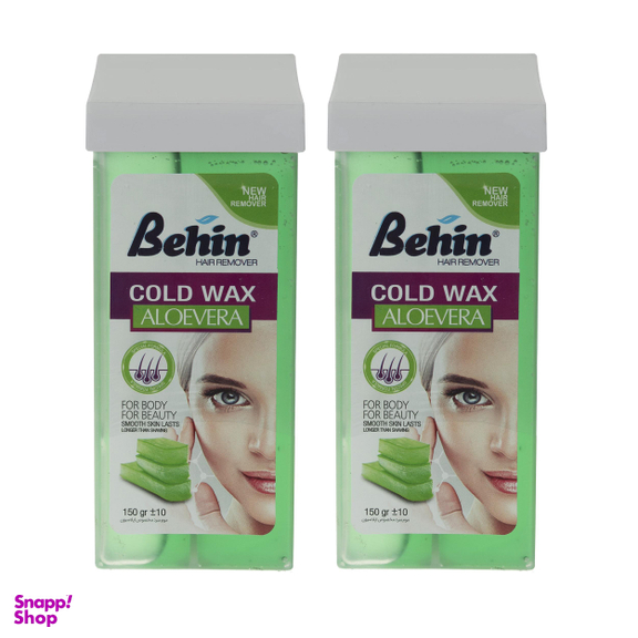 وکس موبر بهین (Behin) مدل Aloe Vera وزن 150 گرم بسته 2 عددی