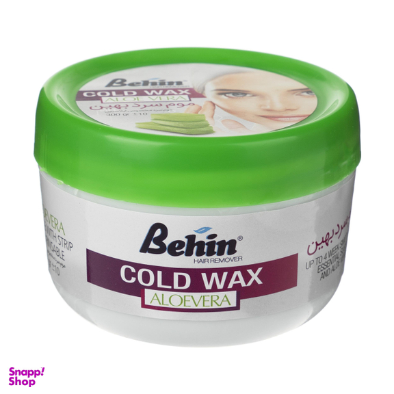 وکس موبر بهین (Behin) مدل Aloe Vera وزن 300 گرم