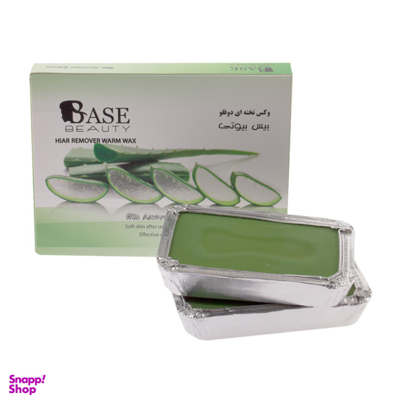 وکس موبر بیس بیوتی (Base beauty) مدل Aloe vera وزن 300 گرم بسته 2 عددی