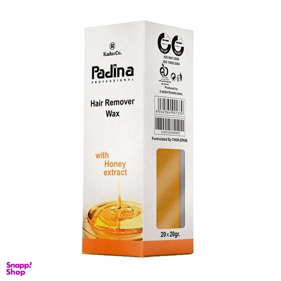 وکس موبر پادینا (Padina) مدل Honey وزن 20 گرم بسته 20 عددی
