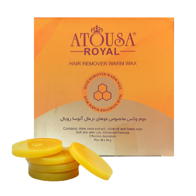 وکس موبر آتوسا رویال (Atousa Royal) مدل Honey وزن 20 گرم بسته 20 عددی