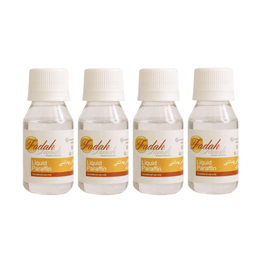 روغن پارافین فدک تانیش (Fadak Tanish) مدل p4 حجم 50 میلی‌‌لیتر مجموعه 4 عددی