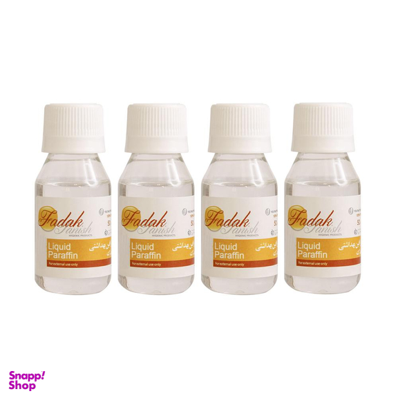 روغن پارافین فدک تانیش (Fadak Tanish) مدل p4 حجم 50 میلی‌‌لیتر مجموعه 4 عددی