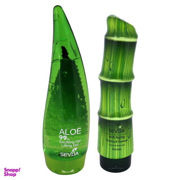 ژل ضد چروک سودا (Sevda) مدل Aloevera و Bambo حجم 250 میلی‌‌لیتر