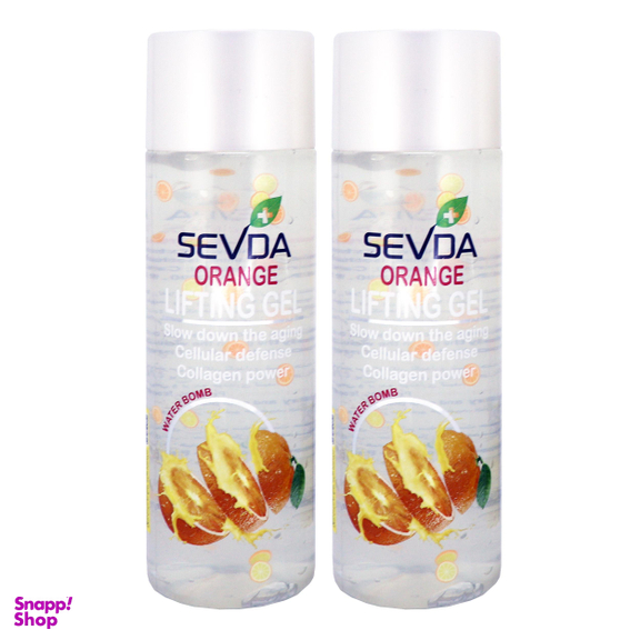 ژل ضد چروک سودا (Sevda) مدل پرتقال حجم 250 میلی‌‌لیتر مجموعه 2 عددی
