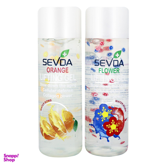 ژل ضد چروک سودا (Sevda) مدل پرتقال و گل حجم 250 میلی‌‌لیتر