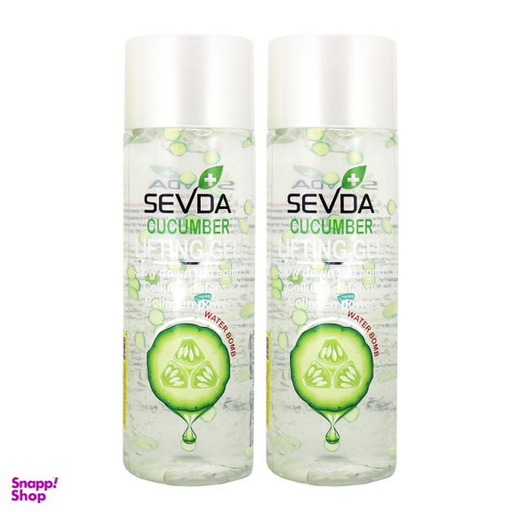 ژل ضد چروک سودا (Sevda) مدل خیار حجم 250 میلی‌‌لیتر مجموعه 2 عددی