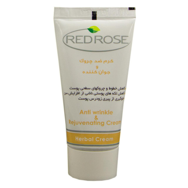 کرم ضد چروک رز قرمز (Red Rose) مدل Anti Wrinkle and Rejuvenating حجم 50 میلی‌‌لیتر