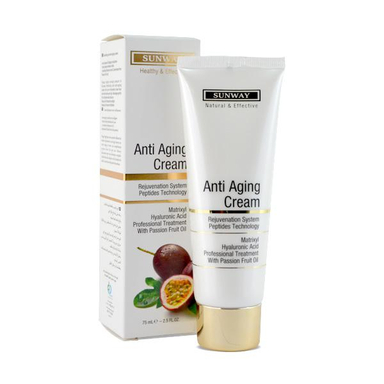 کرم ضد چروک سان وی (Sunway) مدل anti aging حجم 75 میلی‌‌لیتر
