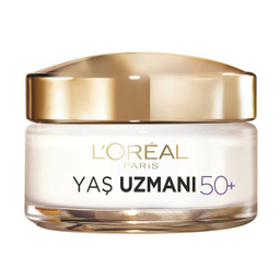 کرم ضد چروک لورآل (Loreal) سری Yas Uzmani مناسب برای بالای 50 سال حجم 50 میلی‌‌ لیتر