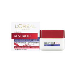 کرم ضد چروک و مرطوب کننده شب لورآل (Loreal) مدل Revitalift حجم 50 میلی‌‌لیتر