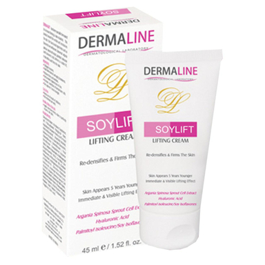 کرم لیفتینگ درمالاین (Dermaline) مدل Soylift حجم 45 میلی‌‌لیتر