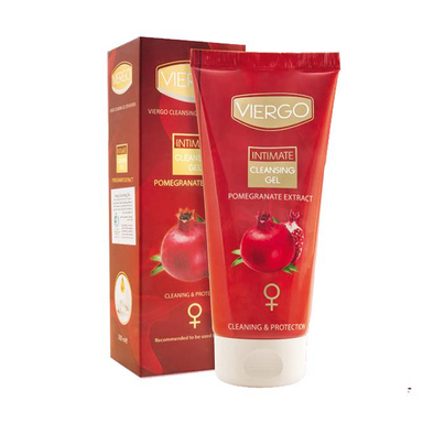ژل بهداشتی بانوان ویرگو (Viergo) مدل Pomegranate حجم 200 میلیلیتر