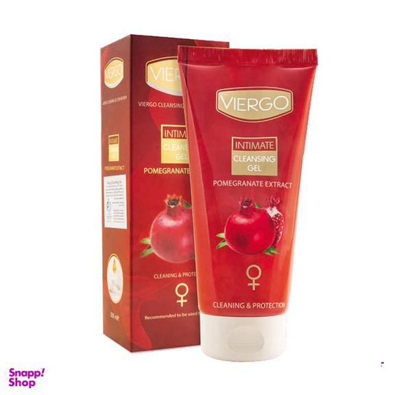 ژل بهداشتی بانوان ویرگو (Viergo) مدل Pomegranate حجم 200 میلی‌لیتر