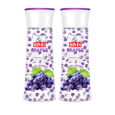 ماسک صورت بی ام اس (Bms) مدل grapes حجم 160 میلی‌لیتر بسته 2 عددی