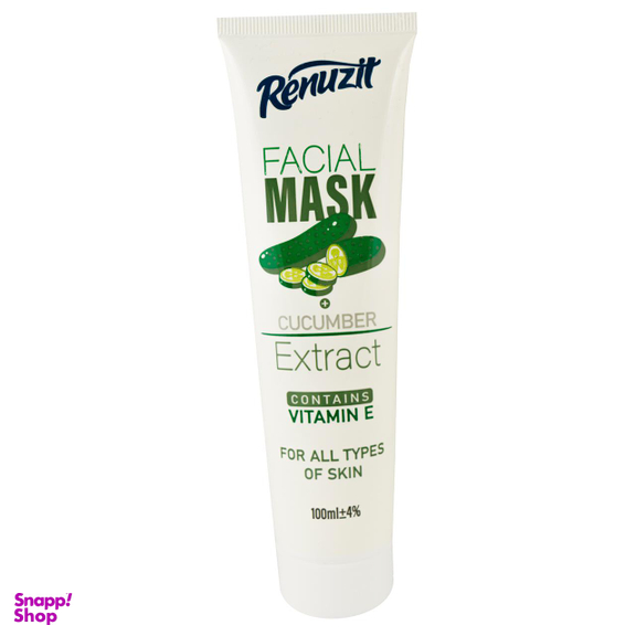 ماسک صورت رینوزیت (Renuzit) مدل CUCUMBER حجم 100 میلی‌لیتر