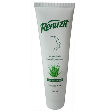ماسک صورت رینوزیت (Renuzit) مدل آلویه ورا حجم 75 میلی‌لیتر