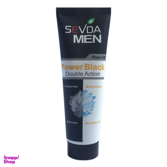 ماسک صورت سودا (Sevda) مدل Power Black حجم 100 میلی‌لیتر