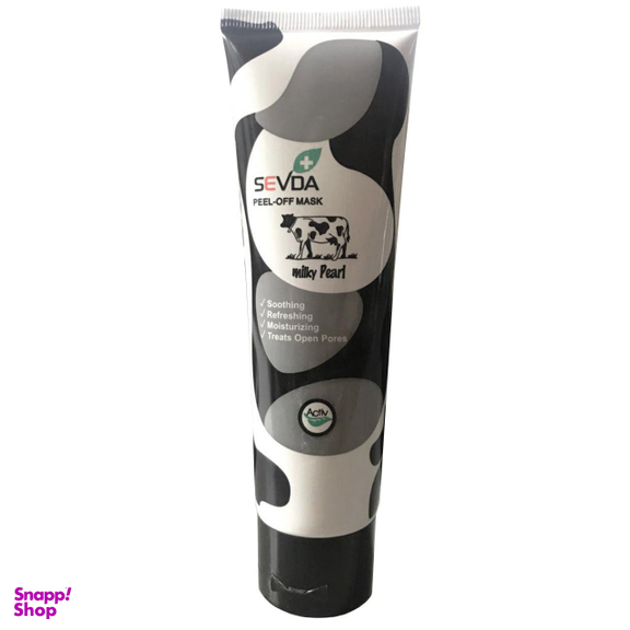 ماسک صورت سودا (Sevda) مدل Peel Off Milk حجم 100 میلی‌لیتر