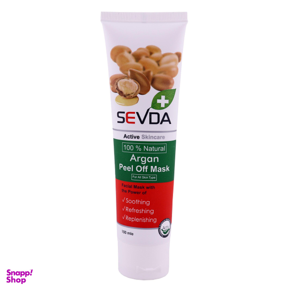 ماسک صورت سودا (Sevda) حاوی عصاره آرگان حجم 100 میلی‌لیتر