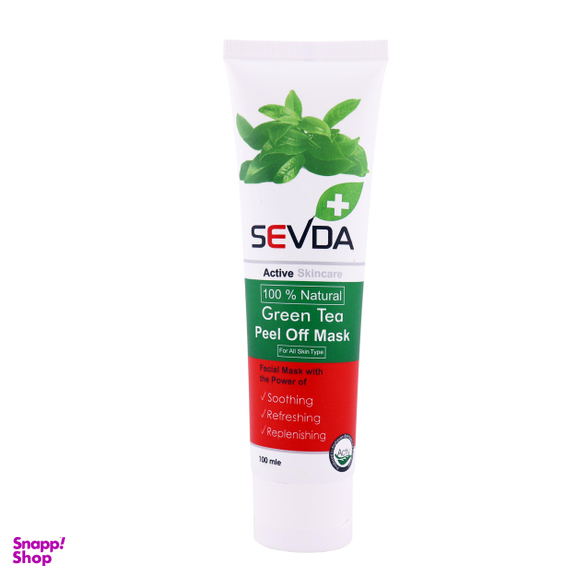 ماسک صورت سودا (Sevda) حاوی عصاره چای سبز حجم 100 میلی‌لیتر