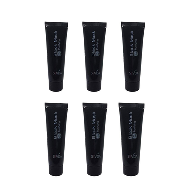 ماسک صورت سودا (Sevda) مدل زغال بسته 6 عددی