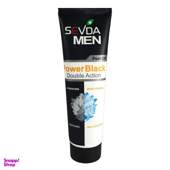 ماسک صورت یخ و ذغال سودا (Sevda) مدل Peel of حجم 100 میلی‌لیتر