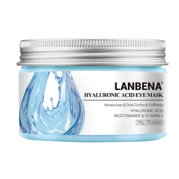 ماسک دور چشم لنبنا (Lanbena) مدل Hyaluronic Acid وزن 90 گرم بسته 50 عددی