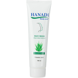 ماسک صورت هانادی (Hanadi) مدل Aloe Vera حجم 100 میلی‌لیتر