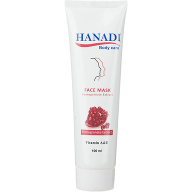 ماسک صورت هانادی (Hanadi) مدل Pomegranate حجم 100 میلی‌لیتر
