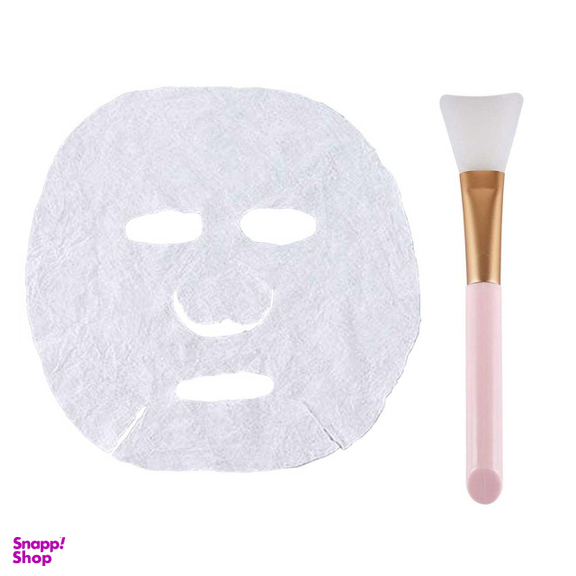 قرص ماسک ورقه ای صورت مدل badonya2 کد 001 بسته 10 عددی به همراه قلم ماسک