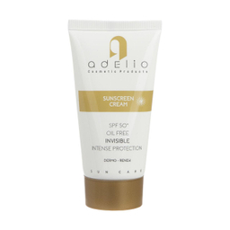 کرم ضد آفتاب فاقد چربی ادلیو (Adelio) مدل Invisible با SPF 50 حجم 50 میلی‌‌لیتر