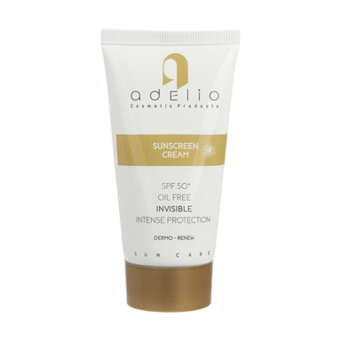 کرم ضد آفتاب فاقد چربی ادلیو (Adelio) مدل Invisible با SPF 50 حجم 50 میلی‌‌لیتر