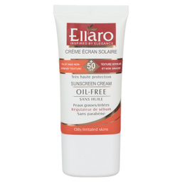 کرم ضد آفتاب فاقد چربی الارو (Ellaro) مدل Haute Protection با SPF50 مناسب پوست چرب بی رنگ حجم 40 میلی‌‌لیتر
